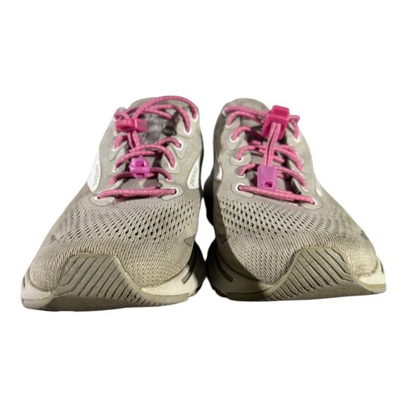 Brooks Ghost 15 Women’s Size 8 Running Shoes Gray Pink Cushioned Sneakers - Picture 2 of 8